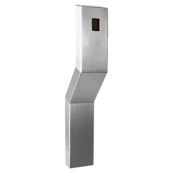 PEDESTAL ADA-SS-TWR-54x8x4Z 54" Z-shaped Pedestal with Single Gang