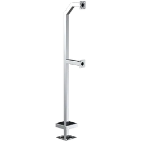 PEDESTAL PRO  22PE2-EBMU-01-304 72" Dual Height Stainless Pedestal - Single Channel