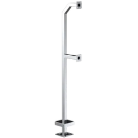 PEDESTAL PRO 22PE2-EBMU-02-304 78" Dual Height Stainless Pedestal - Single Channel