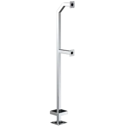 PEDESTAL PRO 22PE2-EBMU-02-304 78" Dual Height Stainless Pedestal - Single Channel