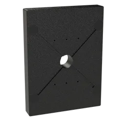 PEDESTAL PRO 57PLA-PRO-001-HDP 5.79x7.75 Dual Gang RFID Buffer Plate