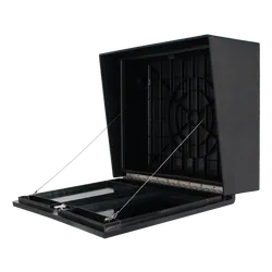 PEDESTAL PRO Lando-PC-20x16-E-BLK 20x16 Landscape Polycarbonate Housing