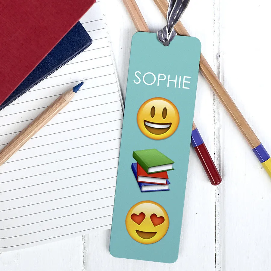 Personalised Emoji Metal Bookmark