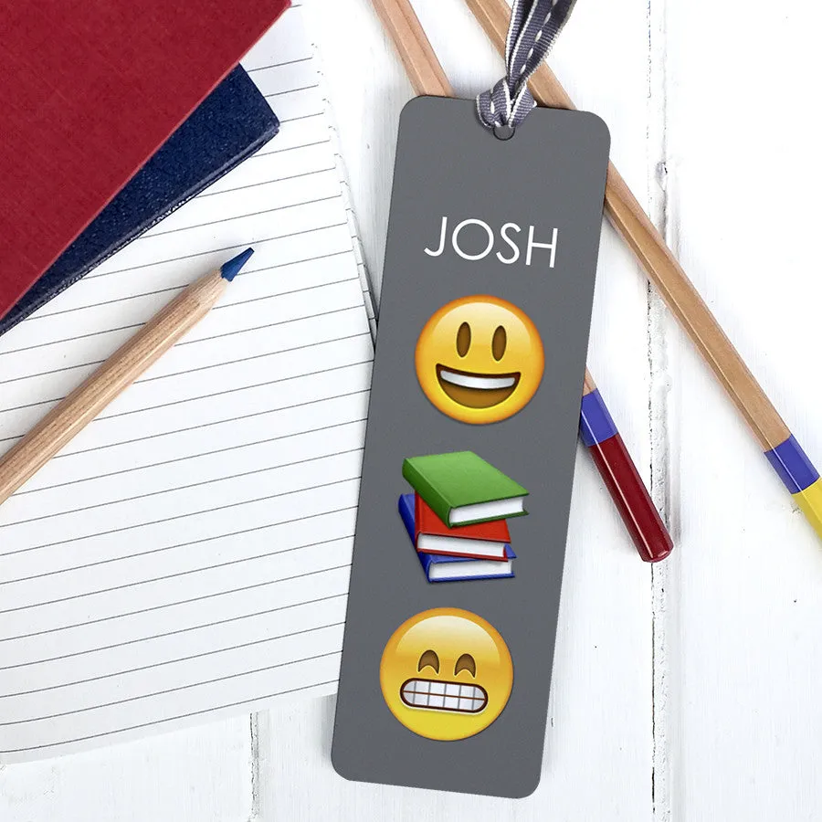 Personalised Emoji Metal Bookmark