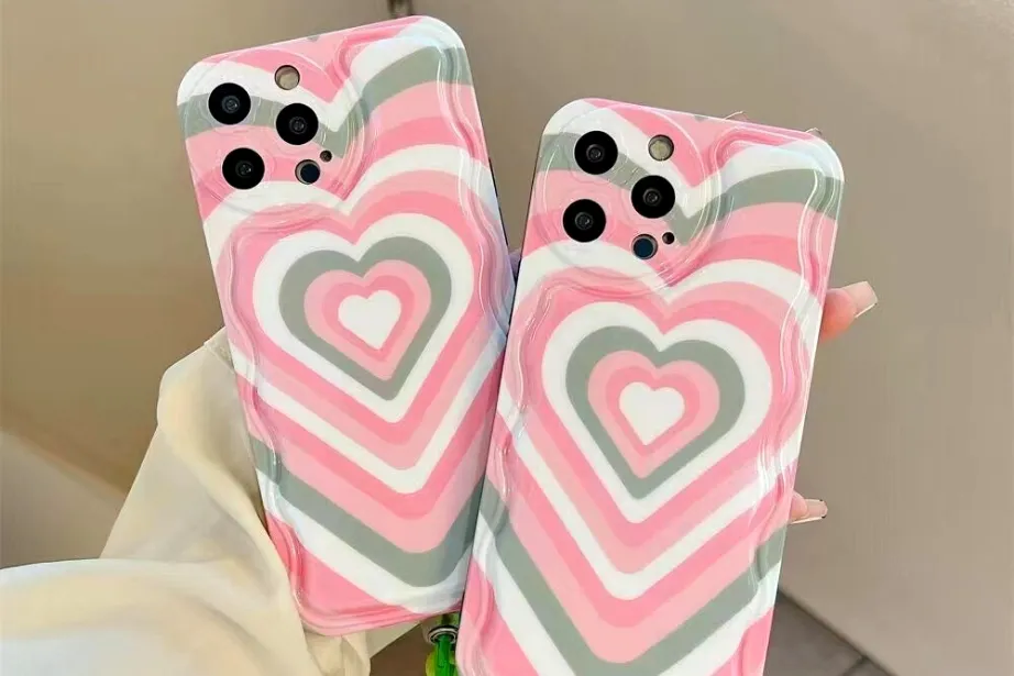 Pink Hearts Phone Case