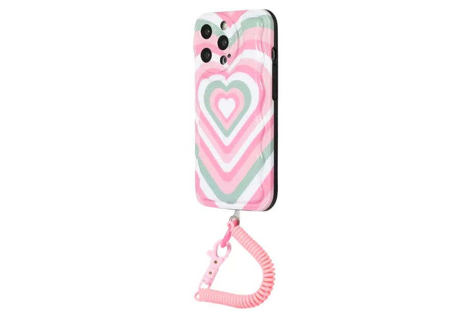 Pink Hearts Phone Case