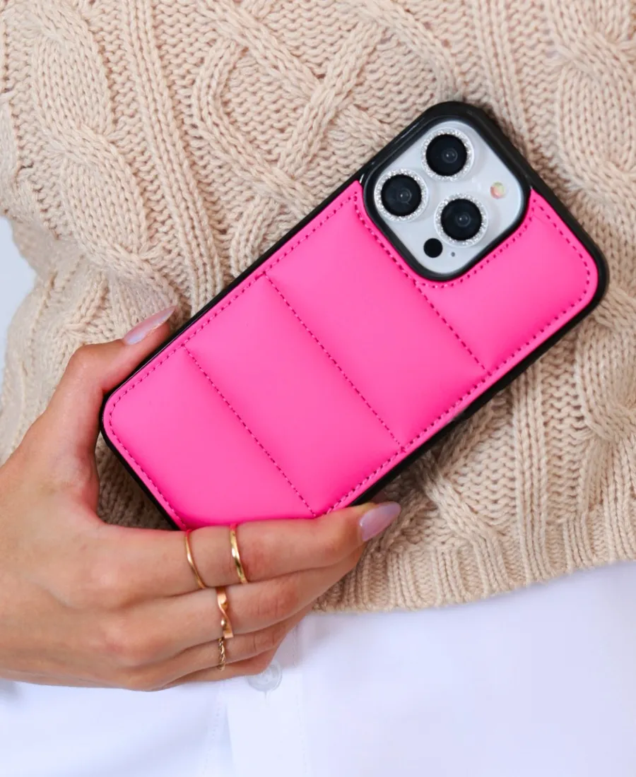 Pink Puffy Phone Case