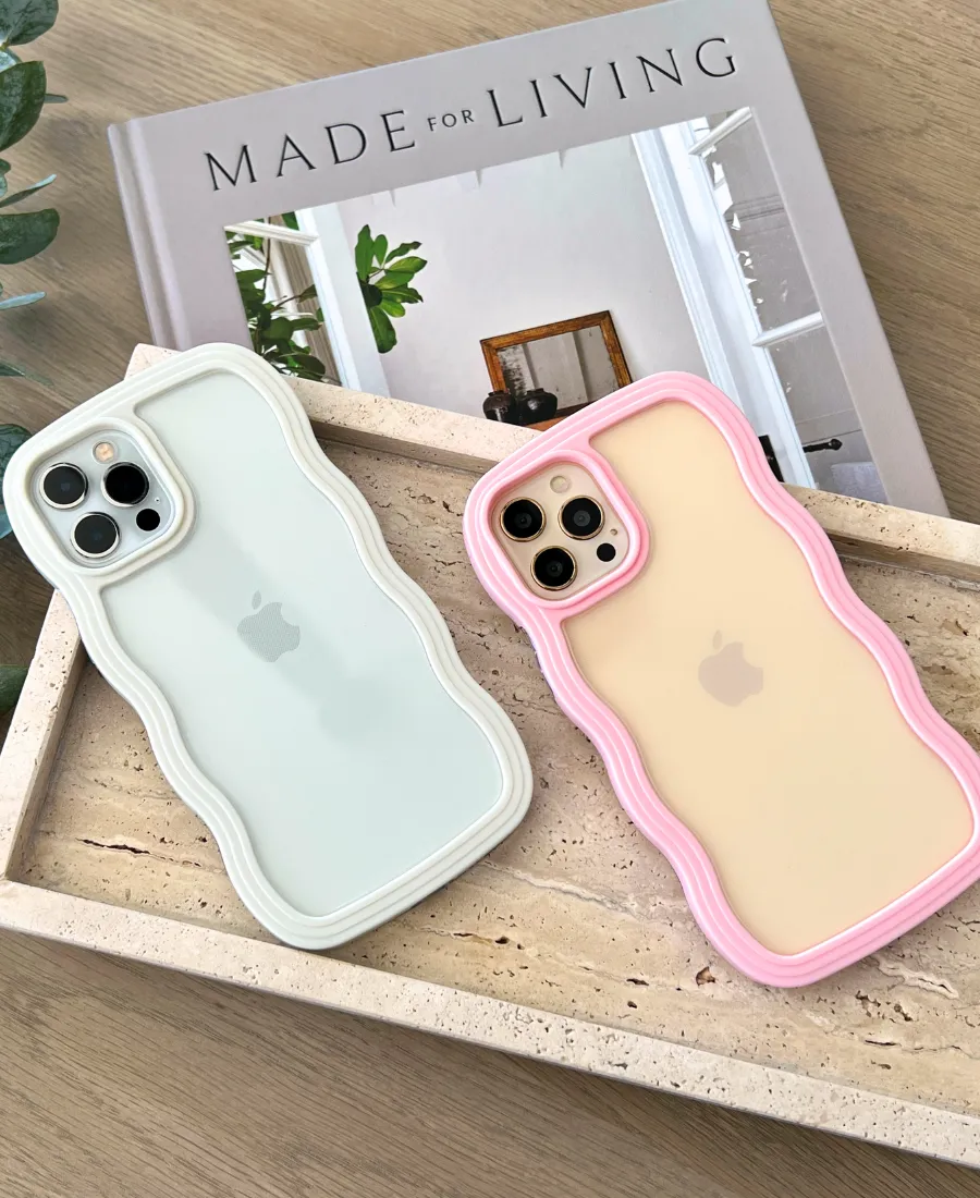 Pink Wavy Phone Case
