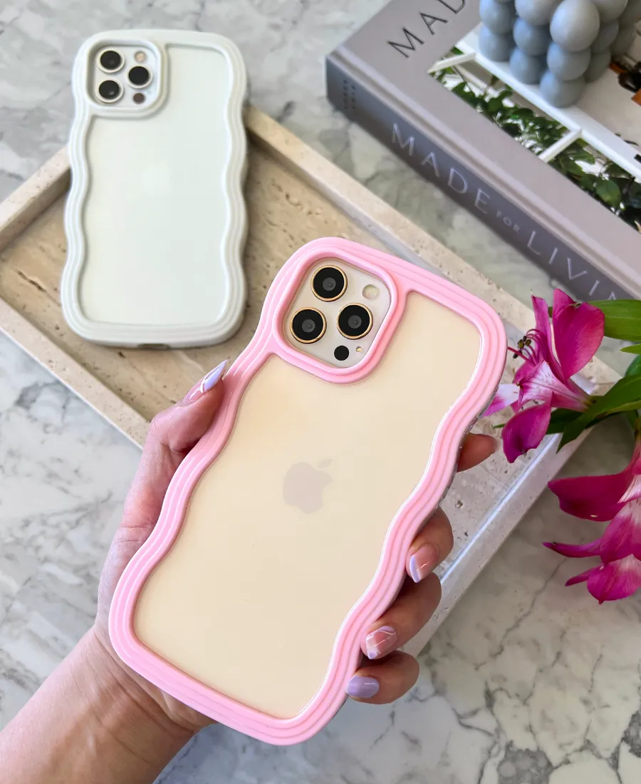 Pink Wavy Phone Case