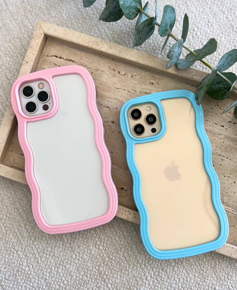 Pink Wavy Phone Case