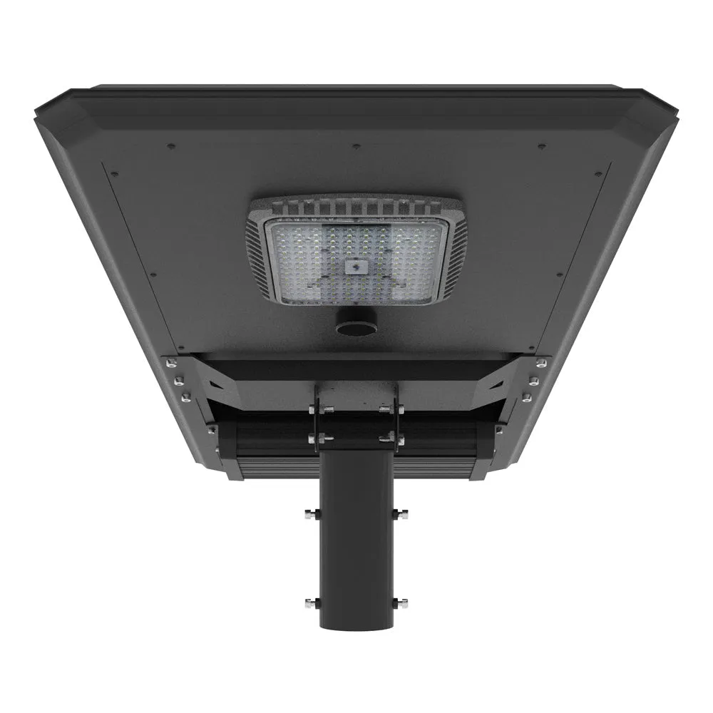 POLLUX | Solar LED Street Light | 120 Watt | 23520 Lumens | CCT Adjustable 4000K-5000K | Parking Lot Light | Solar All in One Pro Street Light | 5 Years Warranty