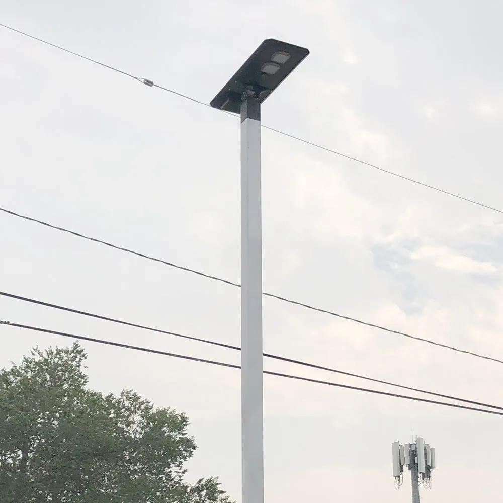 POLLUX | Solar LED Street Light | 40 Watt | 7840 Lumens | CCT Adjustable 4000K-5000K | Parking Lot Light | Solar All in One Pro Street Light | 5 Years Warranty