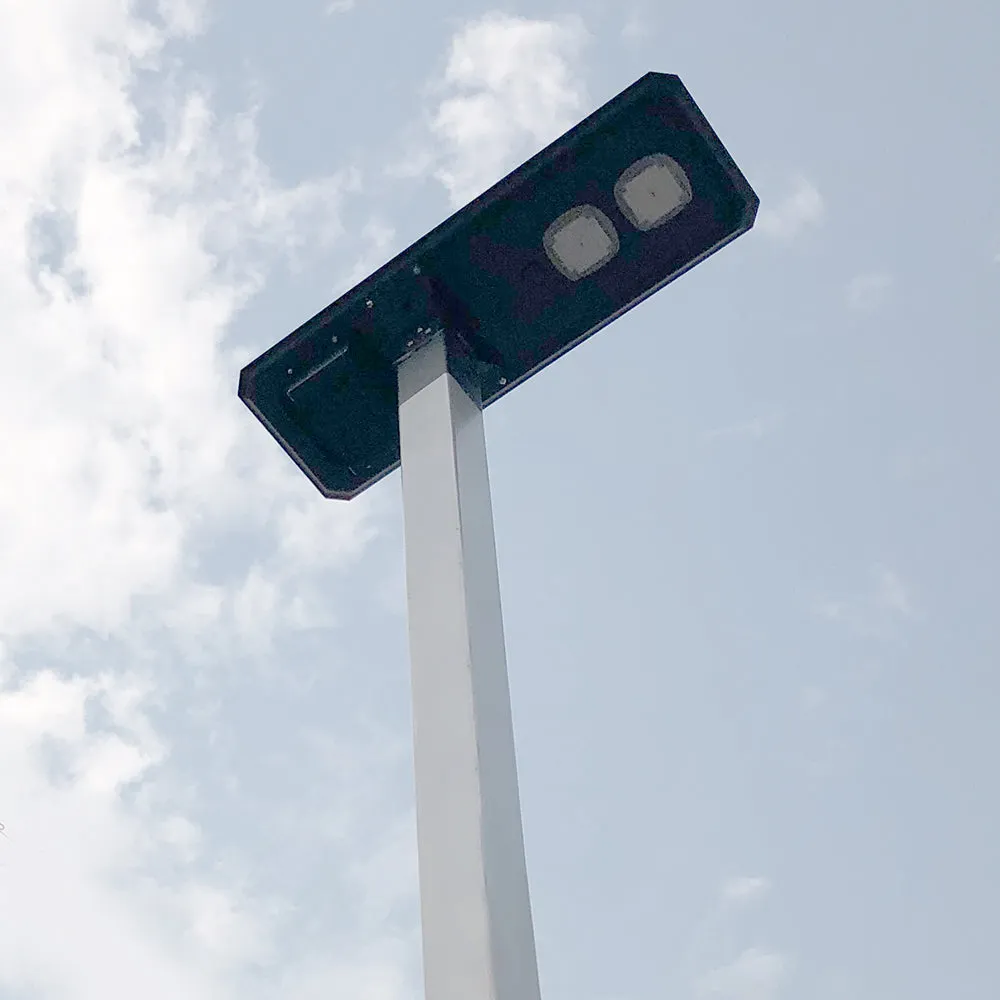 POLLUX | Solar LED Street Light | 40 Watt | 7840 Lumens | CCT Adjustable 4000K-5000K | Parking Lot Light | Solar All in One Pro Street Light | 5 Years Warranty