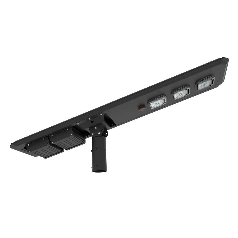 POLLUX | Solar LED Street Light | 80 Watt | 15680 Lumens | CCT Adjustable 4000K-5000K | Parking Lot Light | Solar All in One Pro Street Light | 5 Years Warranty