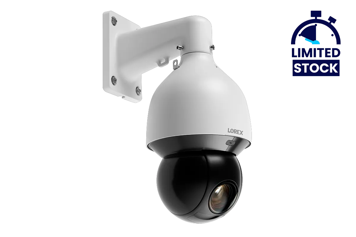 PTZ 4K Outdoor IP Camera with 25x Optical Zoom and IK10 Vandal Proof Rating
