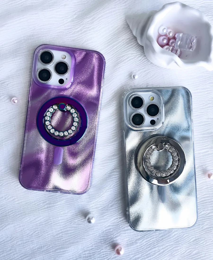 Purple Cosmic MagSafe Phone Case