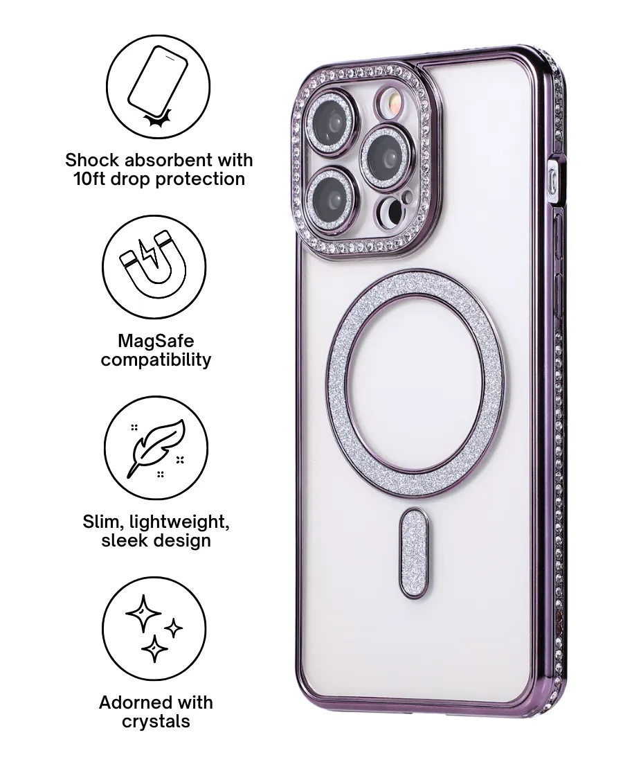 Purple Glam MagSafe Phone Case