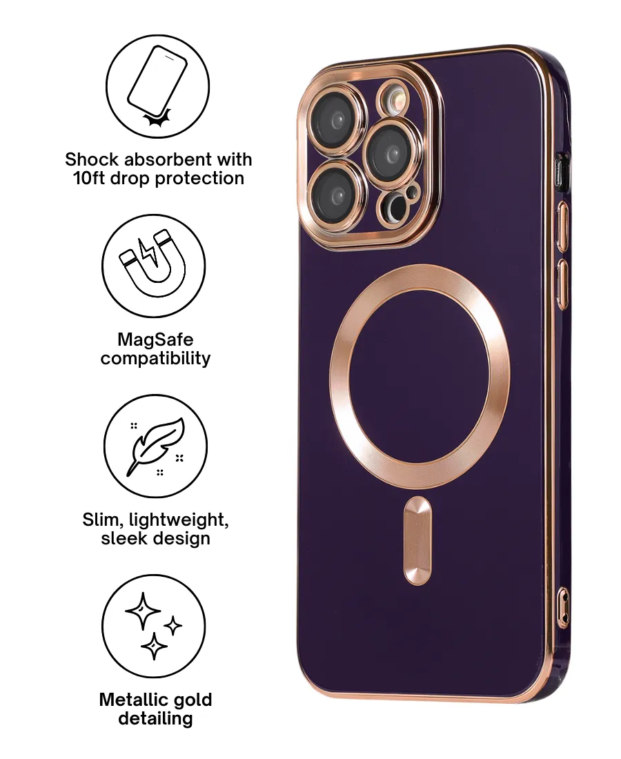 Purple Luxe MagSafe Phone Case