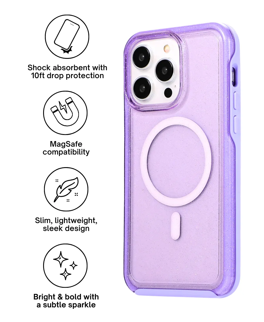 Purple Neon MagSafe Phone Case