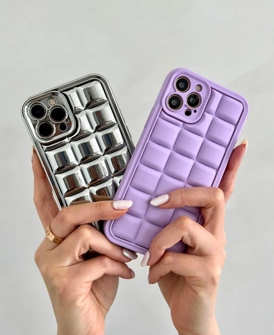 Purple Puff Phone Case