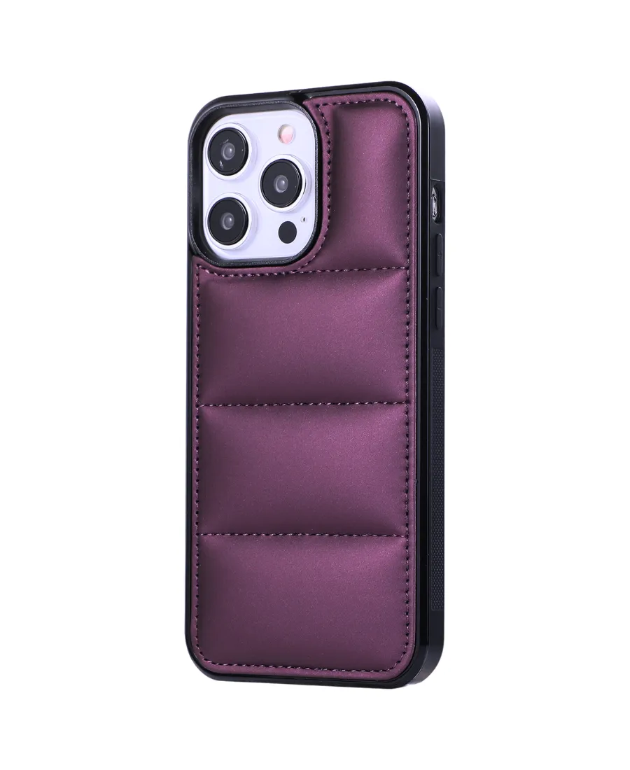 Purple Puffy Phone Case