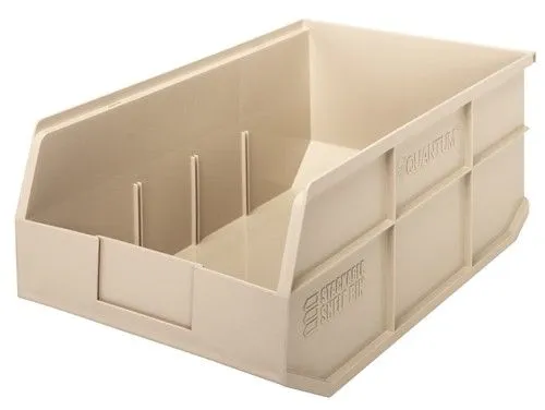 Quantum SSB465 Stackable Shelf Bins, 11" x 18" x 7"