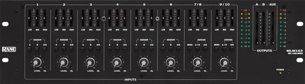 Rane MLM 103 Mic/Line Mixer