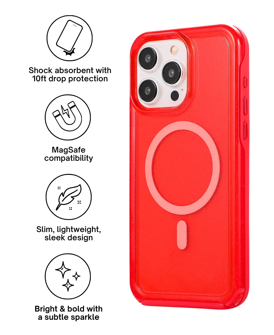 Red Neon MagSafe Phone Case