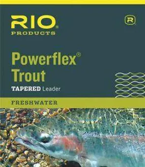 Rio | Powerflex Trout | Tapered Leader | 9ft | 3X | 8.2lb