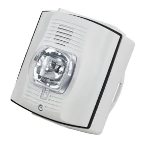 RKI 2Wire Strobe/Horn,White Housing,8-33 VDC,NEMA 4X,SpectrAlert