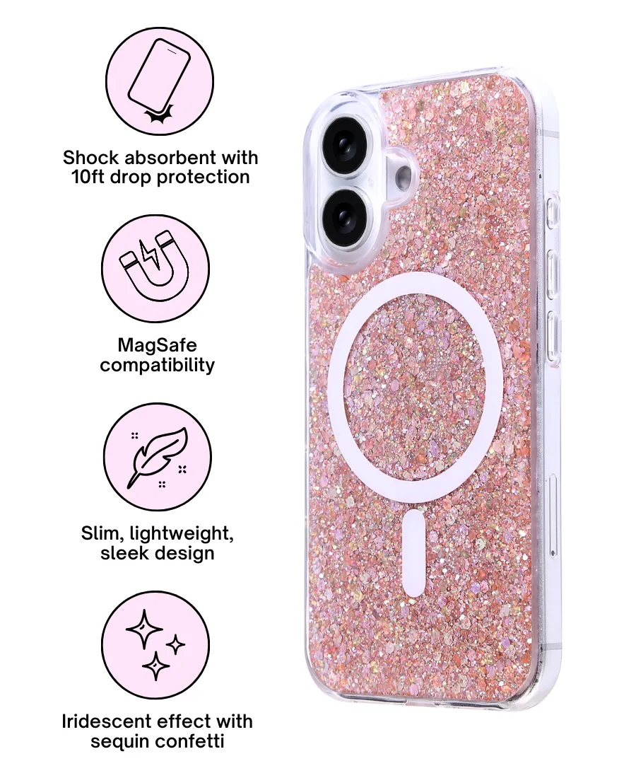 Rose Gold Disco MagSafe Phone Case