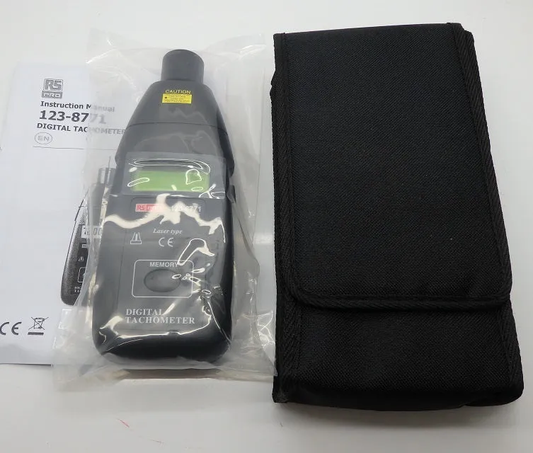 RS Pro 5-Digit Laser Type Digital Tachometer 123-8771