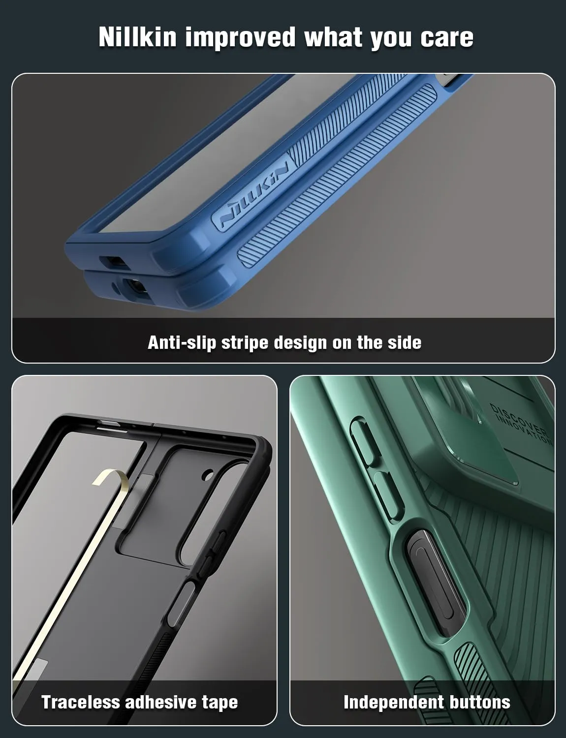 Samsung Galaxy Z Fold 5 5G Case Cover | Camshield Pro Series | Green
