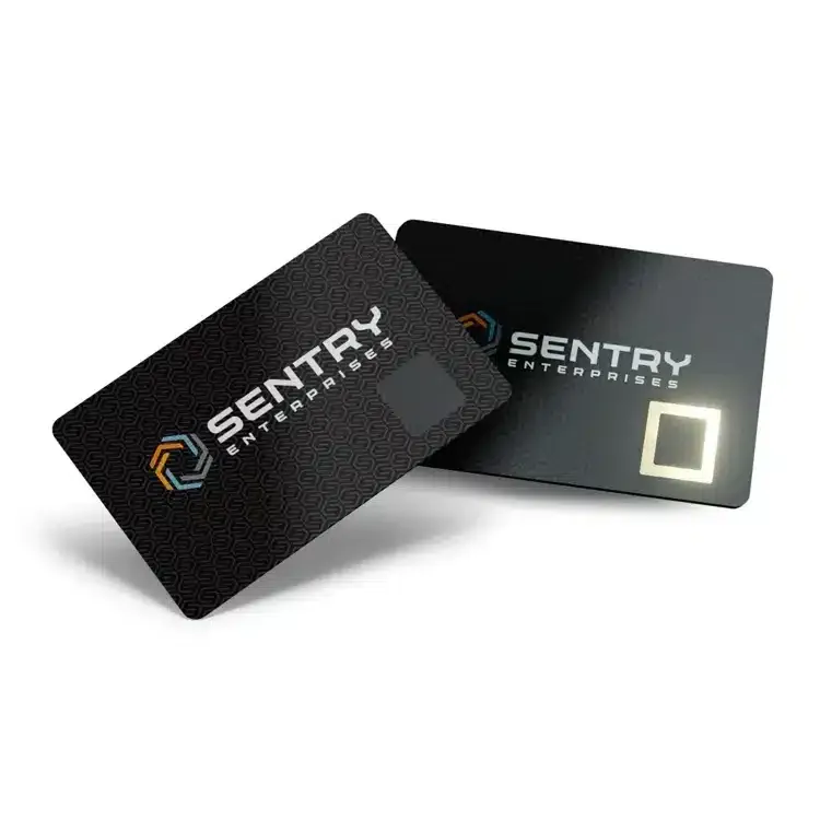Sentry Card Biometric Batteryless Credential with FIDO2