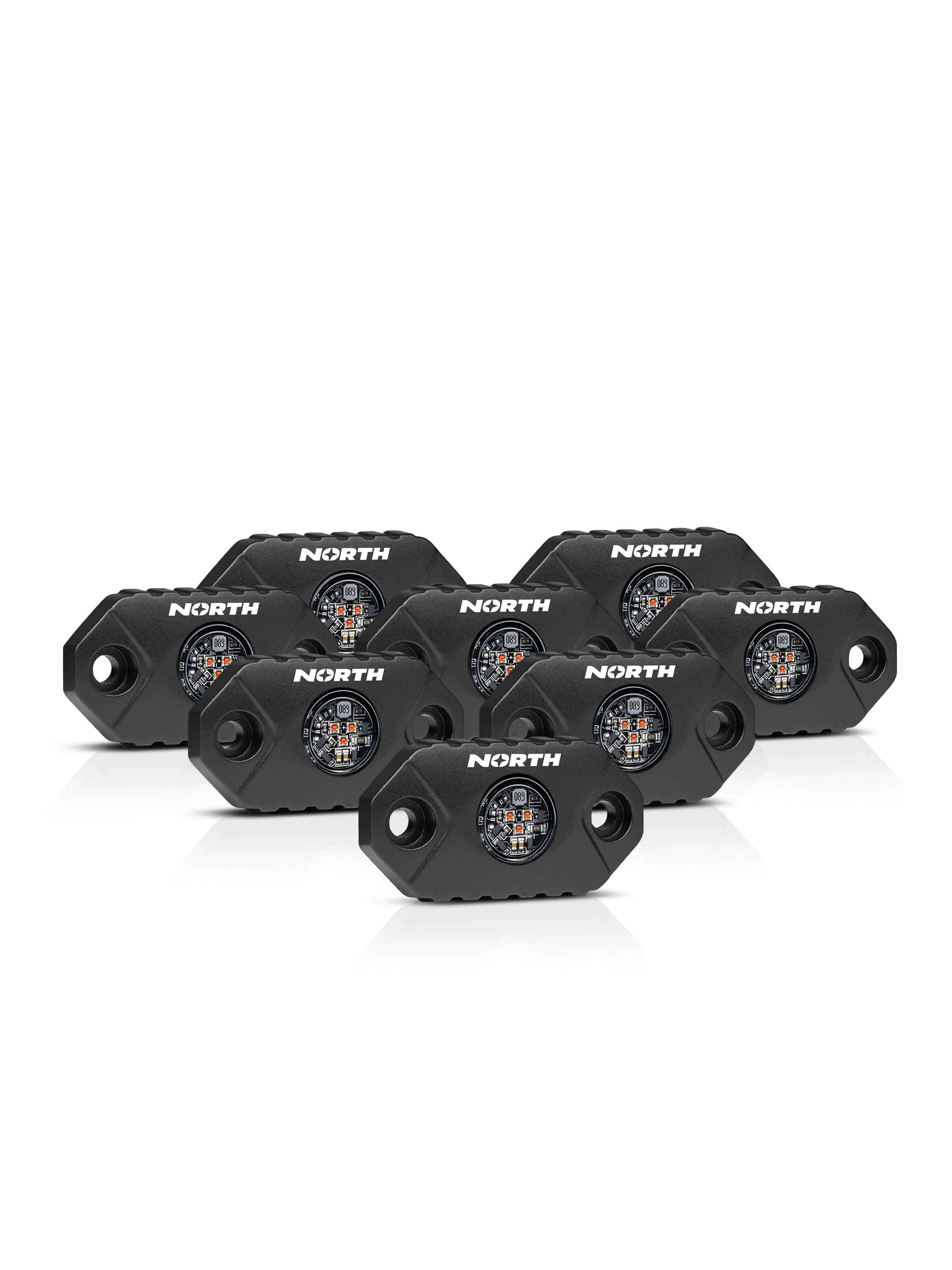 Set of 8 Rock Lights - Single Color