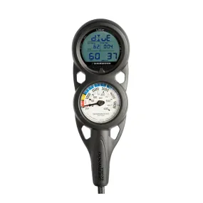 Sherwood Logic Nitrox Computer Compact Console With Pressure Gauge and Flex Hose