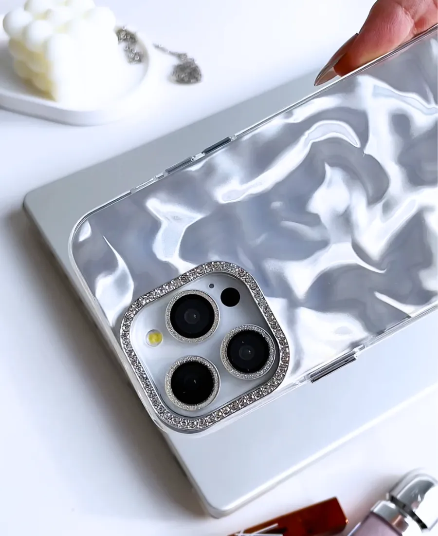 Silver Liquid Luxe Phone Case