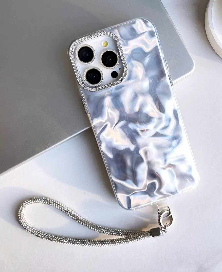 Silver Liquid Luxe Phone Case