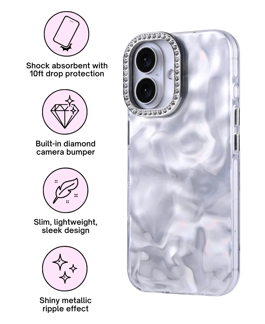 Silver Liquid Luxe Phone Case