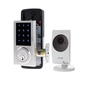 Single Cylinder Electronic Deadbolt / Z- Wave   IP Camera / Wireless Combo / V180-TZW/C