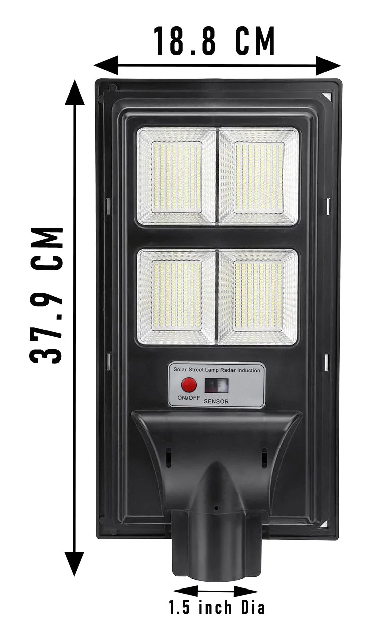 Solar Owl Street Light 30 Watt LED Chip Motion Sensor - TTOWL30W