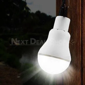 Solar-Powered LED Portable Bulb - Perfect for Camping!
