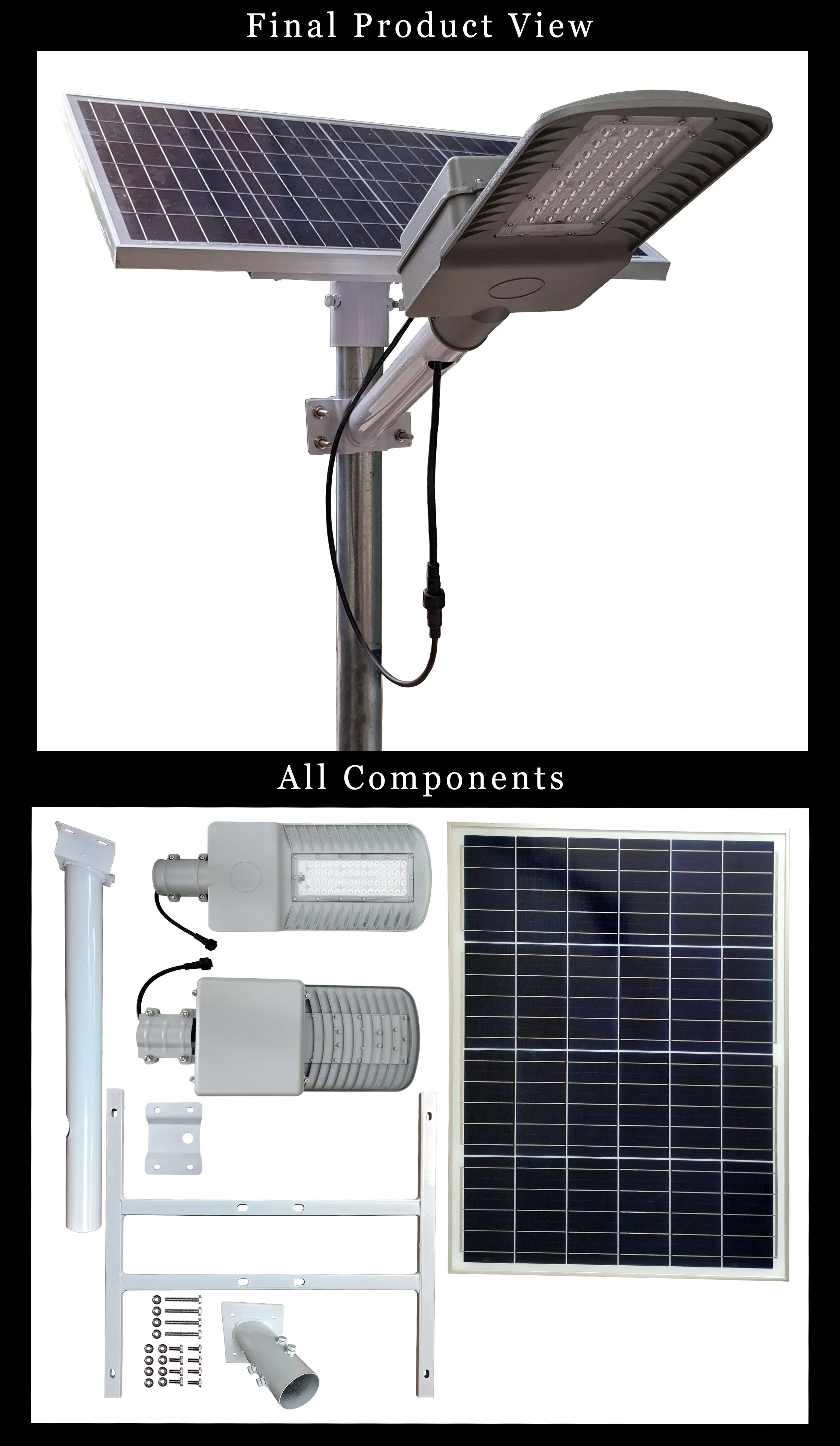 Solar Street Light 60 Watt Nightjars Series with MPPT Controller - TTNG60W