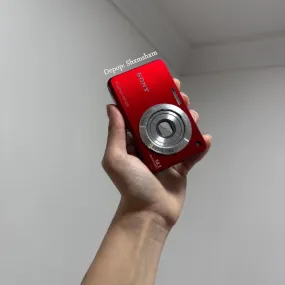 ❤️🫶Sony Cyber-shot DSC-W560 16.1MP Digital Camera in Red   SD CARD