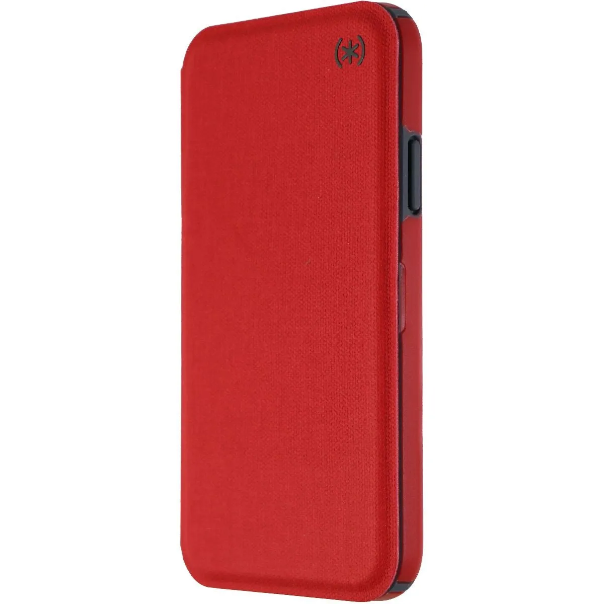Speck Presidio Folio Case for iPhone Xs & X - Heartrate Red / Graphite Grey