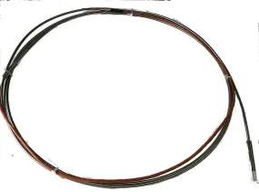 ST6352, Platinum Resistance Thermometer, MIMS 500 Deg C, 6mm x 3500mm, 6mm x 50mm SS Tip, SS POT Seal potted with high temp epoxy resin, 100 Ohms @ 0 Deg C, Class A, 750mm screened PFA cable
