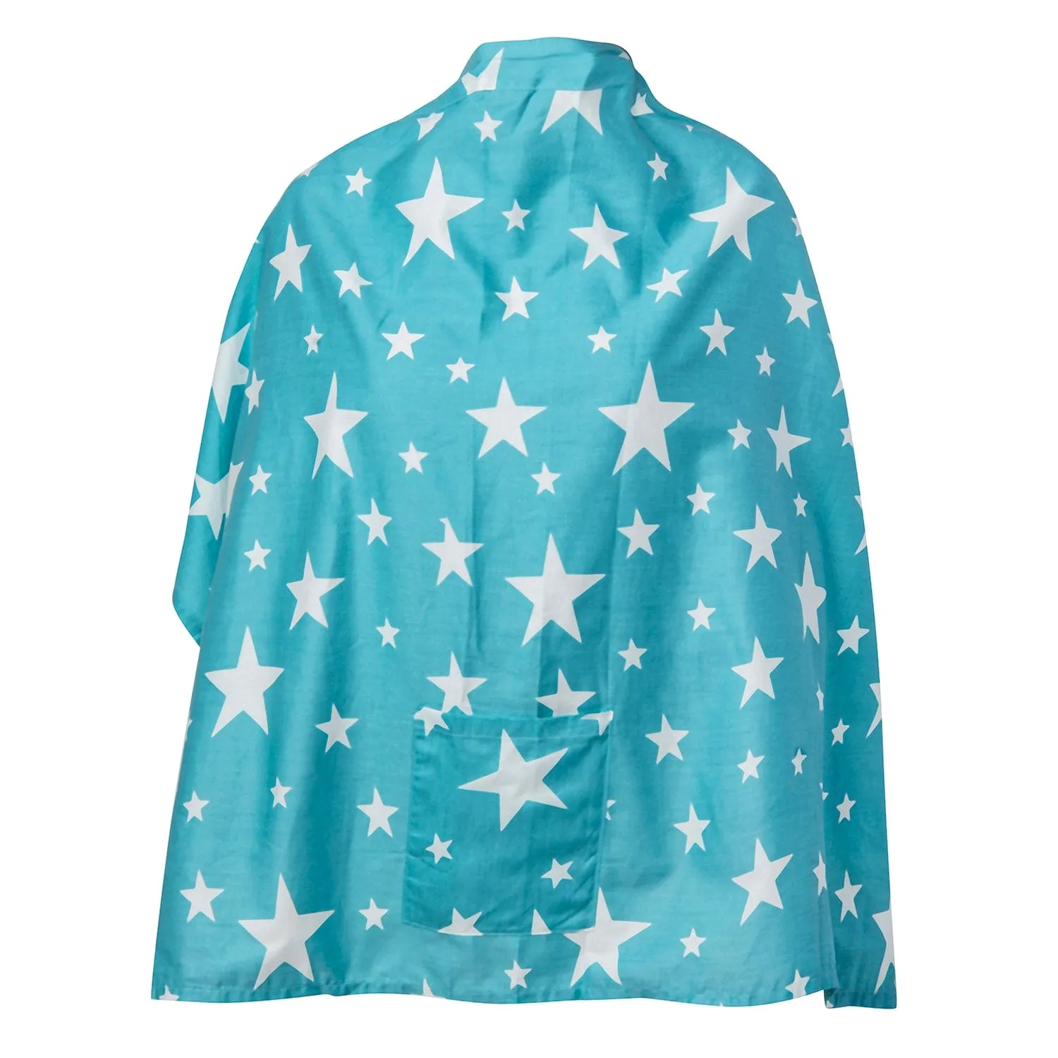 Star Cotton Breastfeeding Infant Nursing Cover Blue