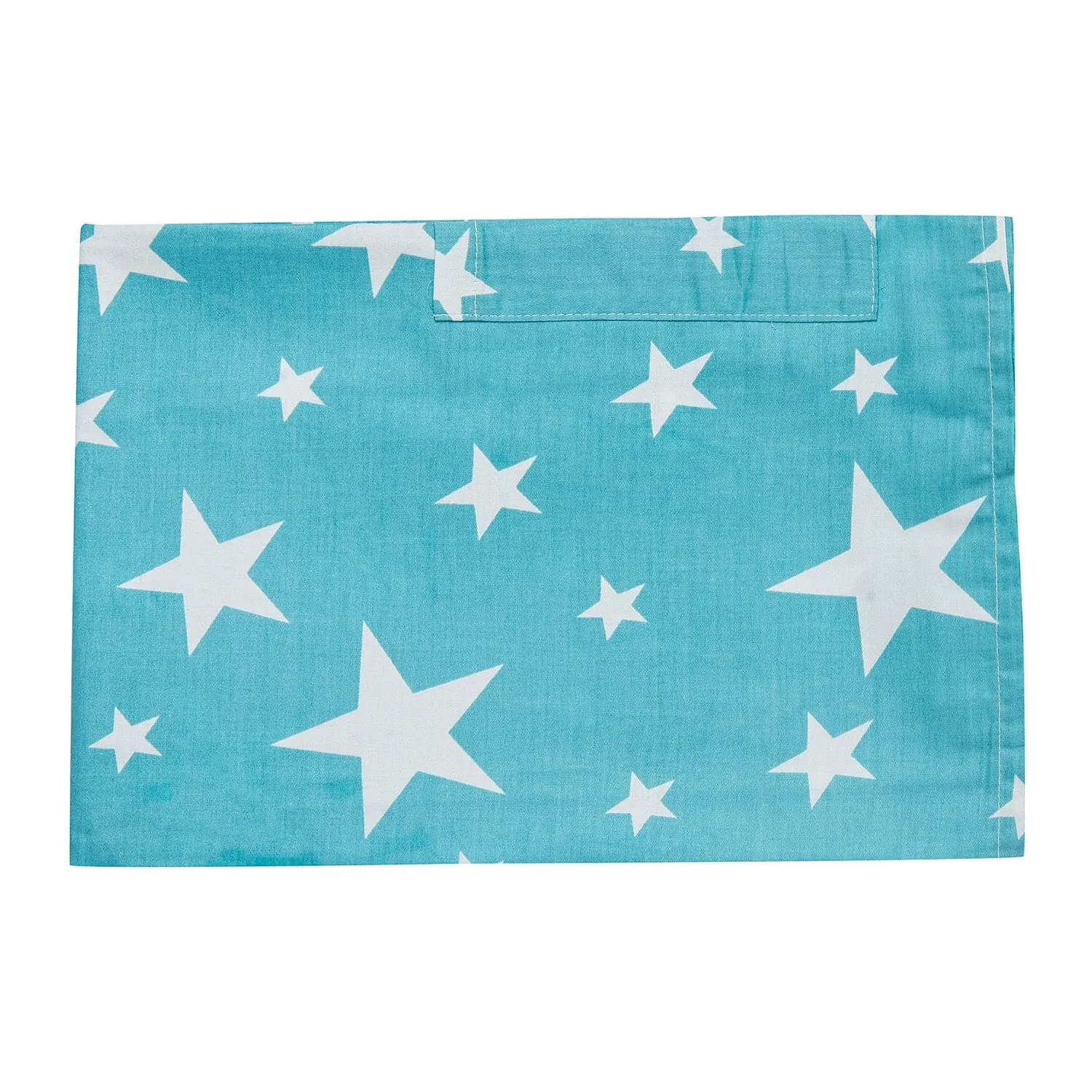 Star Cotton Breastfeeding Infant Nursing Cover Blue