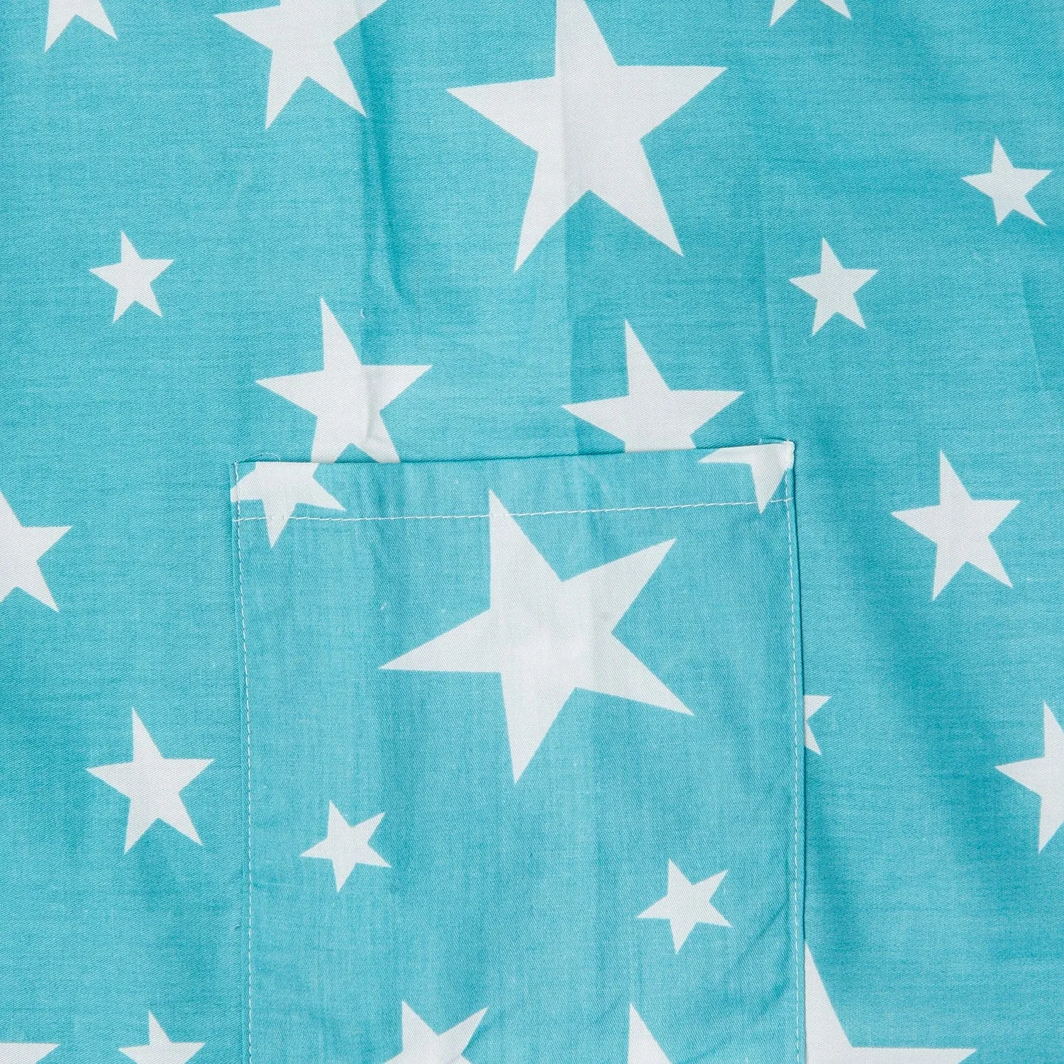 Star Cotton Breastfeeding Infant Nursing Cover Blue