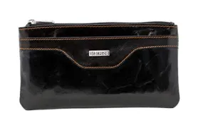 STARHIDE Women RFID Blocking Slim Money Pouch Genuine Leather Card Holder Zipper Purse 640